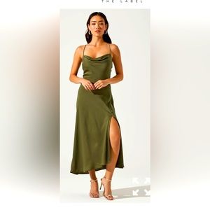 ASTR THE LABEL GAIA MIDI DRESS XS